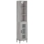 vidaXL Highboard Grau Sonoma 34,5x34x180 cm Holzwerkstoff vidaXL Highboard Grau Sonoma 34,5x34x180 cm Holzwerkstoff