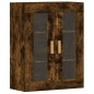 vidaXL Wandschränke 2 Stk. Räuchereiche Holzwerkstoff vidaXL Wandschränke 2 Stk. Räuchereiche Holzwerkstoff