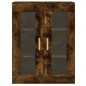 vidaXL Wandschränke 2 Stk. Räuchereiche Holzwerkstoff vidaXL Wandschränke 2 Stk. Räuchereiche Holzwerkstoff