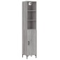 vidaXL Highboard Grau Sonoma 34,5x34x180 cm Holzwerkstoff vidaXL Highboard Grau Sonoma 34,5x34x180 cm Holzwerkstoff