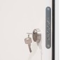 vidaXL Haustür Weiß 90x200 cm Aluminium vidaXL Haustür Weiß 90x200 cm Aluminium