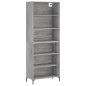 vidaXL Highboard Grau Sonoma 69,5x32,5x180 cm Holzwerkstoff vidaXL Highboard Grau Sonoma 69,5x32,5x180 cm Holzwerkstoff