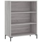 vidaXL Highboard Grau Sonoma 69,5x32,5x180 cm Holzwerkstoff vidaXL Highboard Grau Sonoma 69,5x32,5x180 cm Holzwerkstoff