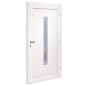 vidaXL Haustür Weiß 108x208 cm PVC vidaXL Haustür Weiß 108x208 cm PVC