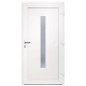 vidaXL Haustür Weiß 108x208 cm PVC vidaXL Haustür Weiß 108x208 cm PVC