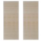 vidaXL Bambusteppiche 2 Stk. Rechteckig Natur 120x180 cm vidaXL Bambusteppiche 2 Stk. Rechteckig Natur 120x180 cm