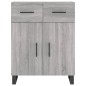 vidaXL Highboard Grau Sonoma 69,5x34x180 cm Holzwerkstoff vidaXL Highboard Grau Sonoma 69,5x34x180 cm Holzwerkstoff