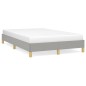 vidaXL Bettgestell ohne Matratze Hellgrau 120x200 cm Stoff vidaXL Bettgestell ohne Matratze Hellgrau 120x200 cm Stoff