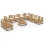 vidaXL 11-tlg. Garten-Lounge-Set Honigbraun Massivholz Kiefer vidaXL 11-tlg. Garten-Lounge-Set Honigbraun Massivholz Kiefer