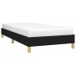 vidaXL Bettgestell Schwarz 90x190 cm Stoff vidaXL Bettgestell Schwarz 90x190 cm Stoff