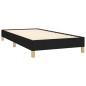 vidaXL Bettgestell Schwarz 90x190 cm Stoff vidaXL Bettgestell Schwarz 90x190 cm Stoff