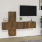 vidaXL 3-tlg. TV-Schrank-Set Räuchereiche Holzwerkstoff vidaXL 3-tlg. TV-Schrank-Set Räuchereiche Holzwerkstoff