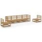 vidaXL 6-tlg. Garten-Lounge-Set Honigbraun Massivholz Kiefer vidaXL 6-tlg. Garten-Lounge-Set Honigbraun Massivholz Kiefer
