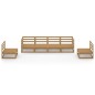 vidaXL 6-tlg. Garten-Lounge-Set Honigbraun Massivholz Kiefer vidaXL 6-tlg. Garten-Lounge-Set Honigbraun Massivholz Kiefer