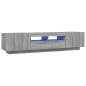 vidaXL 2-tlg. TV-Schrank-Set LED-Leuchten Grau Sonoma Holzwerkstoff vidaXL 2-tlg. TV-Schrank-Set LED-Leuchten Grau Sonoma Holzwerkstoff