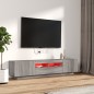 vidaXL 2-tlg. TV-Schrank-Set LED-Leuchten Grau Sonoma Holzwerkstoff vidaXL 2-tlg. TV-Schrank-Set LED-Leuchten Grau Sonoma Holzwerkstoff