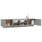 vidaXL 2-tlg. TV-Schrank-Set LED-Leuchten Grau Sonoma Holzwerkstoff vidaXL 2-tlg. TV-Schrank-Set LED-Leuchten Grau Sonoma Holzwerkstoff