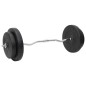 vidaXL Langhantel und Kurzhantel mit Gewichten 120 kg vidaXL Langhantel und Kurzhantel mit Gewichten 120 kg