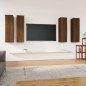 vidaXL TV-Schränke 4 Stk. Braun Eichen-Optik 30,5x30x110 cm vidaXL TV-Schränke 4 Stk. Braun Eichen-Optik 30,5x30x110 cm