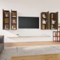 vidaXL TV-Schränke 4 Stk. Braun Eichen-Optik 30,5x30x110 cm vidaXL TV-Schränke 4 Stk. Braun Eichen-Optik 30,5x30x110 cm