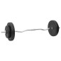 vidaXL Langhantel und Kurzhantel mit Gewichten 60 kg vidaXL Langhantel und Kurzhantel mit Gewichten 60 kg