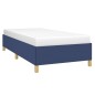 Bettgestell Blau 90x190 cm Stoff Bettgestell Blau 90x190 cm Stoff