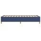 Bettgestell Blau 90x190 cm Stoff Bettgestell Blau 90x190 cm Stoff
