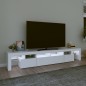 vidaXL TV-Schrank mit LED-Leuchten Weiß 230x36,5x40 cm vidaXL TV-Schrank mit LED-Leuchten Weiß 230x36,5x40 cm