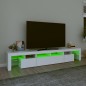 vidaXL TV-Schrank mit LED-Leuchten Weiß 230x36,5x40 cm vidaXL TV-Schrank mit LED-Leuchten Weiß 230x36,5x40 cm
