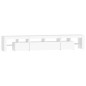 vidaXL TV-Schrank mit LED-Leuchten Weiß 230x36,5x40 cm vidaXL TV-Schrank mit LED-Leuchten Weiß 230x36,5x40 cm
