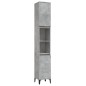 vidaXL 3-tlg. Badmöbel-Set Betongrau Holzwerkstoff vidaXL 3-tlg. Badmöbel-Set Betongrau Holzwerkstoff