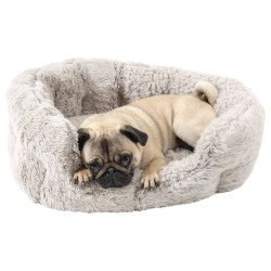 Jack and Vanilla Haustierkorb Shell S 40x35 cm Muschelgrau