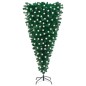 vidaXL Künstlicher Weihnachtsbaum Kopfüber mit LEDs Grün 180 cm vidaXL Künstlicher Weihnachtsbaum Kopfüber mit LEDs Grün 180 cm