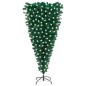 vidaXL Künstlicher Weihnachtsbaum Kopfüber mit LEDs Grün 240 cm vidaXL Künstlicher Weihnachtsbaum Kopfüber mit LEDs Grün 240 cm