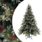 vidaXL Weihnachtsbaum mit Beleuchtung und Kiefernzapfen 150 cm PVC&PE vidaXL Weihnachtsbaum mit Beleuchtung und Kiefernzapfen 150 cm PVC&PE