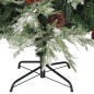 vidaXL Weihnachtsbaum mit Beleuchtung und Kiefernzapfen 225 cm PVC&PE vidaXL Weihnachtsbaum mit Beleuchtung und Kiefernzapfen 225 cm PVC&PE
