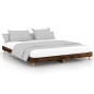vidaXL Bettgestell Räuchereiche 150x200 cm Holzwerkstoff vidaXL Bettgestell Räuchereiche 150x200 cm Holzwerkstoff