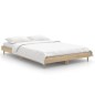 vidaXL Bettgestell Sonoma-Eiche 120x190 cm Holzwerkstoff vidaXL Bettgestell Sonoma-Eiche 120x190 cm Holzwerkstoff