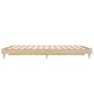 vidaXL Bettgestell Sonoma-Eiche 120x190 cm Holzwerkstoff vidaXL Bettgestell Sonoma-Eiche 120x190 cm Holzwerkstoff