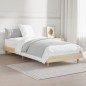 vidaXL Bettgestell Sonoma-Eiche 75x190 cm Holzwerkstoff vidaXL Bettgestell Sonoma-Eiche 75x190 cm Holzwerkstoff