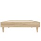vidaXL Bettgestell Sonoma-Eiche 75x190 cm Holzwerkstoff vidaXL Bettgestell Sonoma-Eiche 75x190 cm Holzwerkstoff