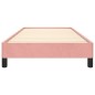 Bettgestell Rosa 90x190 cm Samt Bettgestell Rosa 90x190 cm Samt