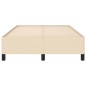 Bettgestell Creme 120x200 cm Stoff Bettgestell Creme 120x200 cm Stoff
