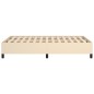 Bettgestell Creme 120x200 cm Stoff Bettgestell Creme 120x200 cm Stoff