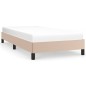 Bettgestell Cappuccino-Braun 90x200 cm Kunstleder Bettgestell Cappuccino-Braun 90x200 cm Kunstleder