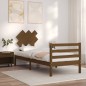 vidaXL Massivholzbett mit Kopfteil Honigbraun 90x200 cm vidaXL Massivholzbett mit Kopfteil Honigbraun 90x200 cm