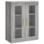 Highboard Grau Sonoma 69,5x34x180 cm Holzwerkstoff Highboard Grau Sonoma 69,5x34x180 cm Holzwerkstoff