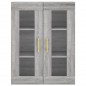 Highboard Grau Sonoma 69,5x34x180 cm Holzwerkstoff Highboard Grau Sonoma 69,5x34x180 cm Holzwerkstoff