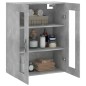 vidaXL Wandschrank Betongrau 69,5x34x90 cm Holzwerkstoff vidaXL Wandschrank Betongrau 69,5x34x90 cm Holzwerkstoff