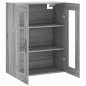 vidaXL Wandschrank Grau Sonoma 69,5x34x90 cm Holzwerkstoff vidaXL Wandschrank Grau Sonoma 69,5x34x90 cm Holzwerkstoff